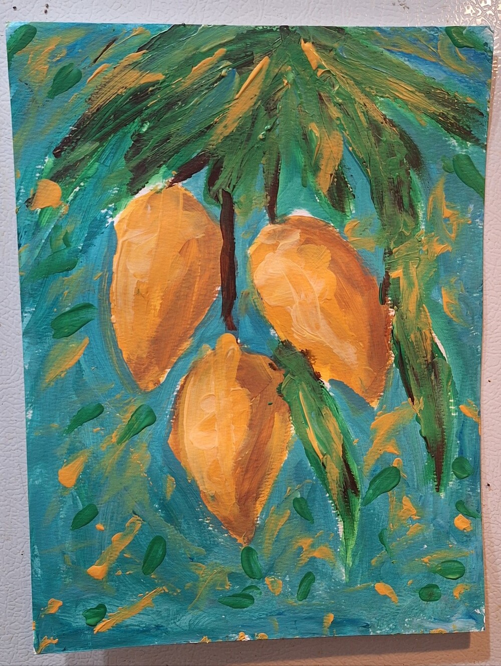 Mango Tree Paradise Print 11x14